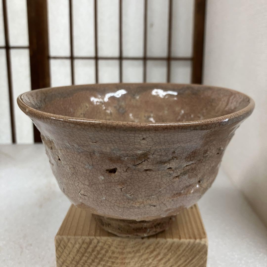 骨董　茶道具　萩焼茶碗　銘　「曙ト号ス」共箱　半古斎　蓋書　N256HGC Amazon.co.jp: 骨董 茶道具 萩焼茶碗 銘 曙ト号ス共箱 半古斎 蓋